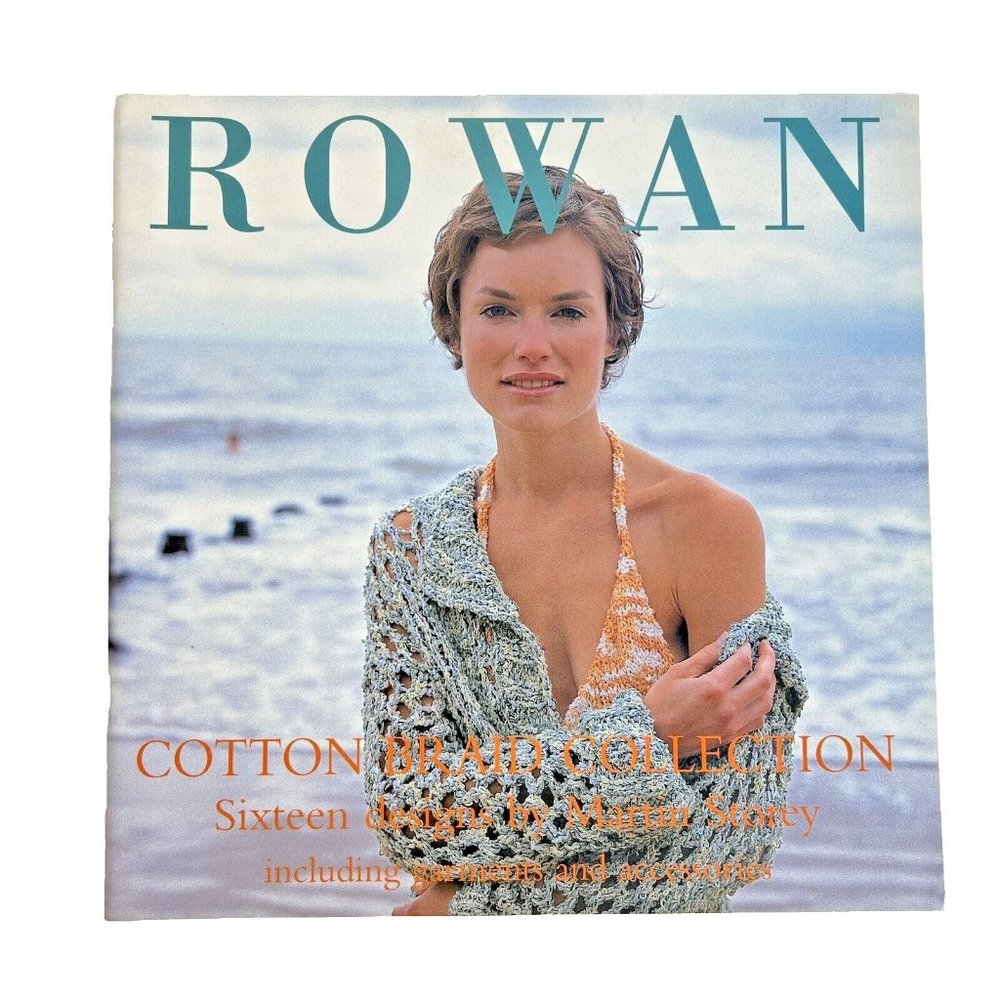 ROWAN Martin Storey Cotton Braid Collection Knitting Pattern Book Booklet Summer